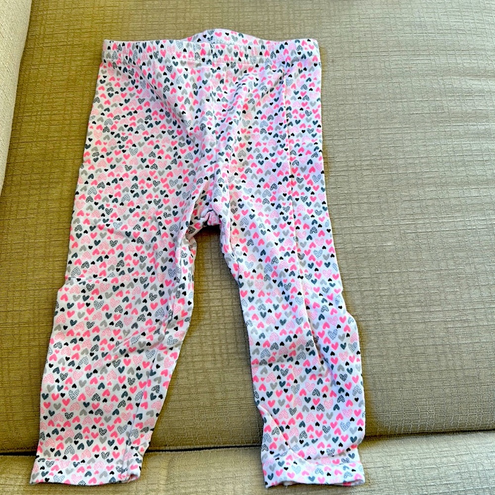 Pink heart pants